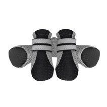 에이프릴16 반려동물 소프트매쉬 신발 4p, 블랙