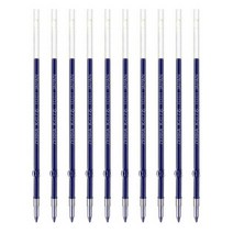 제브라 리필 K심 볼펜심 0.7mm, 블루, 10개입