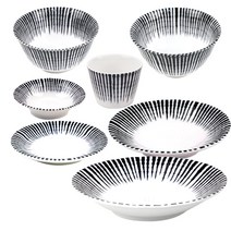 디어리빙 블루뱀부 홈세트 1인 7p 세트, 혼합 색상, 식기 7p