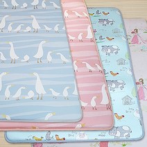 친환경편백아트 3D매쉬 기능성매트 30T 유아키즈 모달면 일체형, 동물농장