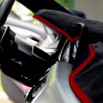 블루코드 섀미 논슬립 차량용 대쉬보드커버 메탈로고 블랙 + 레드, 인피니티, FX 2007년형(센터스피커 유)