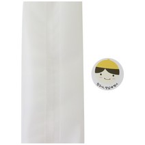 황씨네도시락 반투명M봉투 30p + 스티커 노랑모자 보이 30p, 1세트