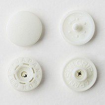 비제이 썬그립 티단추 13mm, 아이보리, 100개입