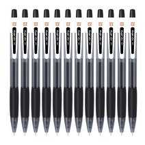 자바펜 Q-DRY 볼펜 0.4mm, 검정, 12개입