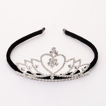 핸날 플라워하트 티아라 머리띠