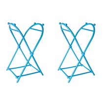 앤티스 주방용품 접이식 쓰레기 봉투 홀더, 블루, 2개입