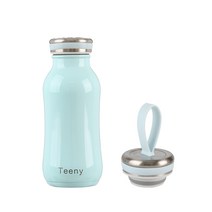 웹셀 티니텀블러 + 루프뚜껑 세트, 블루, 350ml