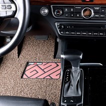 탑매트 럭셔리 코일 카매트 1열 + 2열 브라운, 갤로퍼 2 1997.2~2003.10, 현대