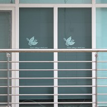 디자인수풀 윈도우 고급 투명필름 시트지 사랑의 기억, 혼합 색상