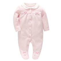 맘스케어 여아용 빌린더 큐트리본 풀스냅우주복