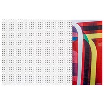 앤비커머스 인테리어타공판 컬러라인 우WHITE, 1개
