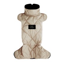 퍼피엔젤 반려견용 MAC CALCARY 오버롤 패딩, 89 BEIGE