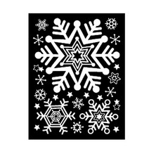 환타스틱스 겨울 X MAS 스티커 눈꽃 특대, GDT-835L X3