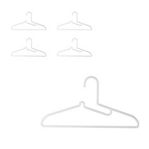 DM 알럽홈 목 늘어남 방지 옷걸이, 화이트, 5개입