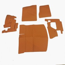 JIAODIAN 프리미엄 퀼팅 트렁크 매트 브라운, 포드, KUGA 2011년