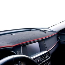 카닉스 열차단 논슬립 대쉬보드커버 레드 + 대쉬보드몰딩 블랙, 현대, 그랜드 스타렉스 어반(2018) H-64