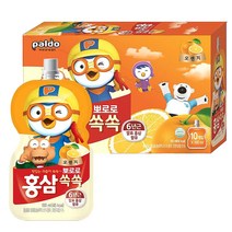 팔도 뽀로로 홍삼쏙쏙 어린이음료 100ml, 10개입