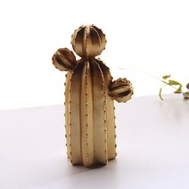 리버그린 선인장 인테리어 장식품, 골드 B타입