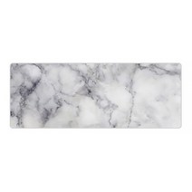 DM 알럽컴 마블 쉐입 장패드 80 x 30 cm, 그레이 + 블랙, 1개