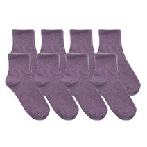 두발로 여성용 퀄리티 밴딩 중목양말 8켤레