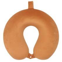 제이앤제이 베이직 메모리폼 목베개, 브라운