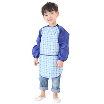 플리에 아동용 긴소매 앞치마