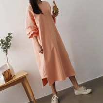 보리맘 파스텔 퍼프 임산부 원피스