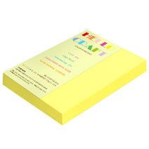 뉴씨플레인 종이문화 양면색상지 No.36 레몬색, 360매입