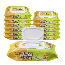 홈인더스트리 물걸레청소포 실속형 중형 30매, 12개입