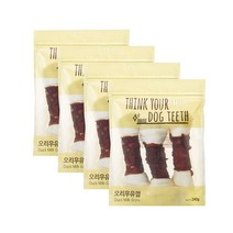 띵크유어도그티 딩고 우유껌 대형 3p, 오리우유, 4개