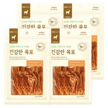 굿데이 건강한육포 강아지간식, 건조 닭가슴살육포 맛, 4개