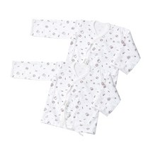 베이비앤아이 코모스베이비 퍼스트 배냇저고리 화이트 2p