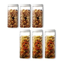 락앤락 도어포켓 캐니스터 용기세트 1L x 3p   1.3L x 3p, 1세트