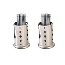 아리코 스테인레스 수저통, 빅도트, 2개입