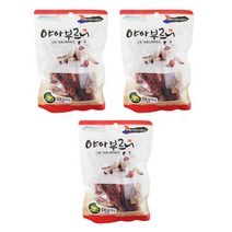 야아부르니 국내산 강아지 수제간식, 오리도가니맛, 3개