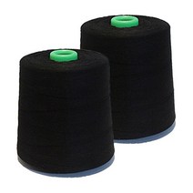 패션포인트 오버룩전용사 40S/2 2p, 블랙, 10000m