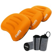 콘츠 퀵에어베개 + 고급파우치 세트 CZ-P04, 오렌지, 3세트