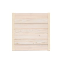 안스하우스 DIY 멀티매트 편백나무원목 400 x 400 x 15 mm, 미색, 1개