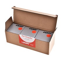 라미 만년필 병잉크 T52 50ml, 레드, 3개입