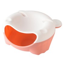 TP 생활용품 북유럽 행복한 데스크탑 휴지통, 화이트핑크, 1개