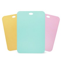 투데코 사탕수수 도마 3종 브라이트 컬러 세트, 1세트, 도마 YELLOW + MINT + PINK