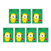라인프렌즈 BT21 소프트 데코 스티커, 치미, 7개입
