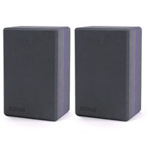 에코리즈 위드 요가블럭 2p, 딤그레이, 2개