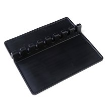 마켓피오 주방 실리콘 조리도구 받침 매트, 블랙, 1개