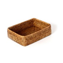 BIK 라탄 small 직사각 바구니 large IT CO 038, 1개