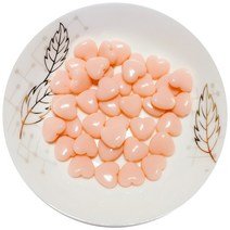 가드 쁘띠하트 DIY 비즈 재료, 살구, 1개