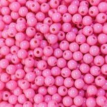 가드 구슬 DIY 비즈 재료 10mm 500g, 핑크, 1개