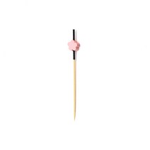 피크닉하우스 모양꼬지 9cm 핑크꽃, 1개입, 200개