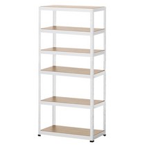 레마하우스 슈랙 수납선반 6단 900 x 300 x 2100 mm, 화이트