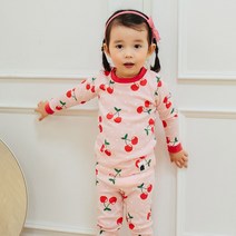 보보 아동용 상큼 체리 오가닉 내의